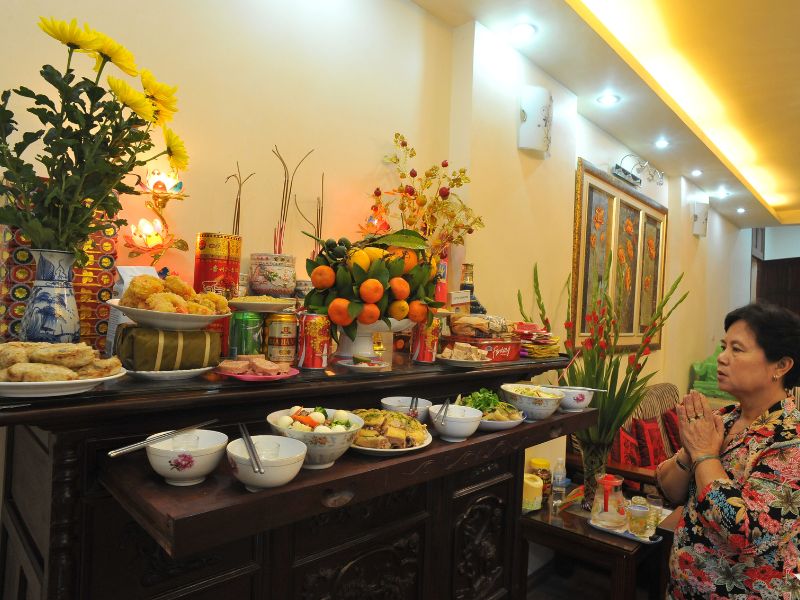 cúng tất niên ngày 29 tết