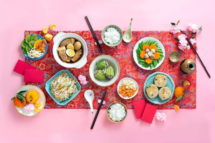 Huong dan lam mam com dua ong ba Mung 3 Tet 1