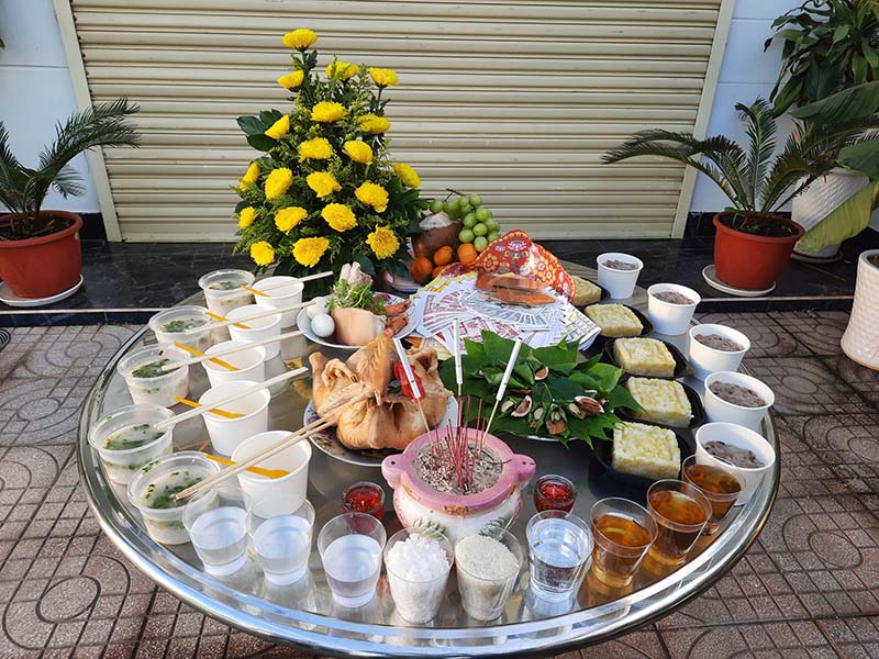 Văn Khấn Nhập Trạch Nhà Thuê 2026 Bài Cúng Thủ Tục Đầy Đủ 3 Mâm cúng Thần linh nhập trạch nhà thuê