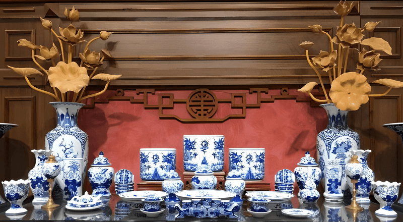 cách bố trí bát nhang trên bàn thờ