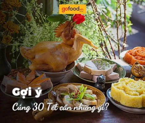 mâm cúng gia tiên 30 tết