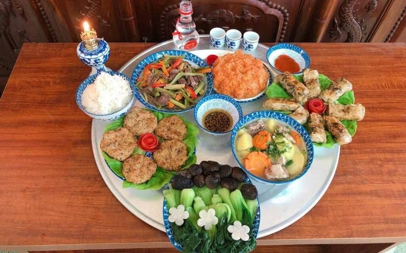 Gợi ý mâm cúng chay ngày Tết