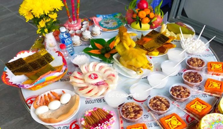 cách soạn mâm cúng tất niên