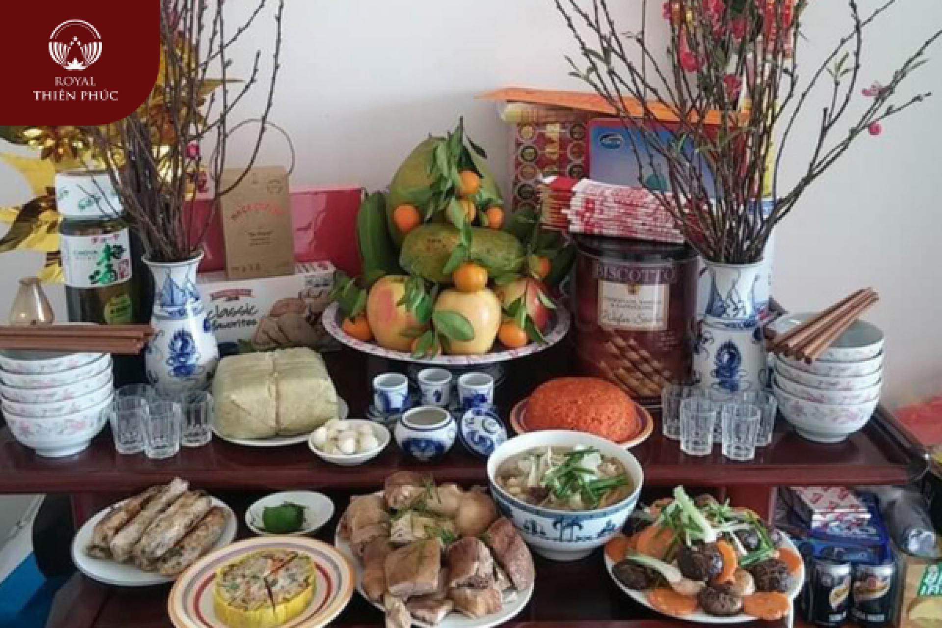 Văn Khấn Cúng Rước Ông Bà Ngày 30 Tết 2026 Chuẩn Nhất 2 Mâm cúng rước ông bà ngày Tết đủầy