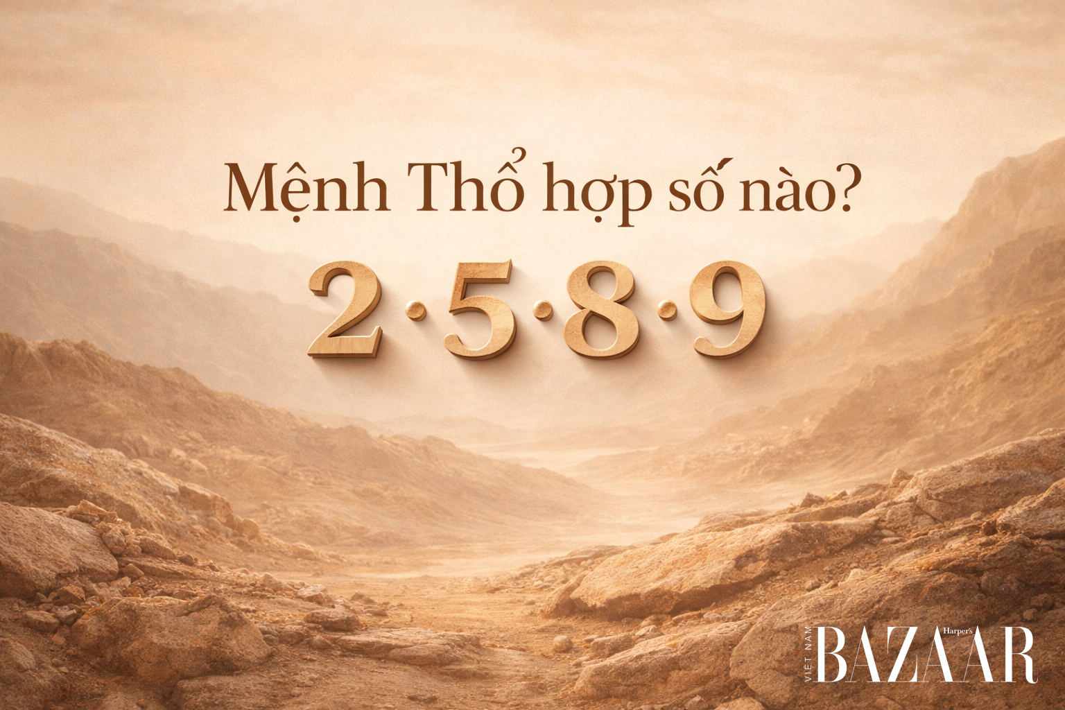 Tổng quan về người mệnh Thổ hợp số nào