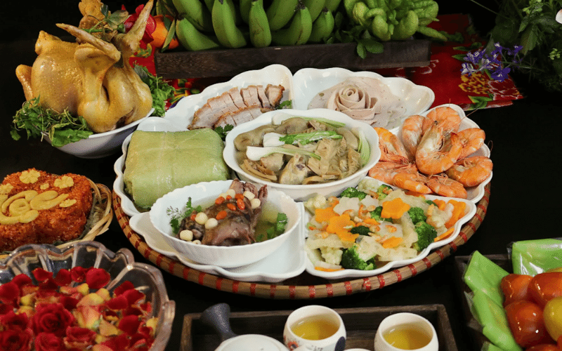 cách làm mâm cơm cúng giao thừa
