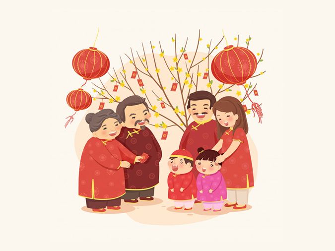 mung 1 tet cha mung 2 tet me mung 3 tet thay 4