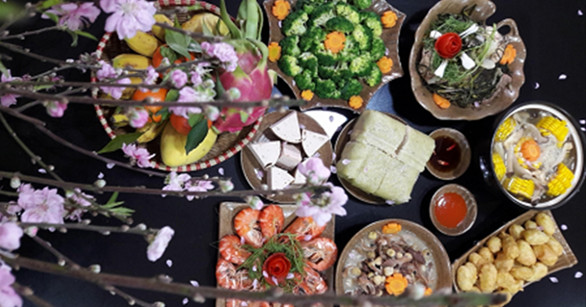 Món ăn may mắn ngày mùng 1