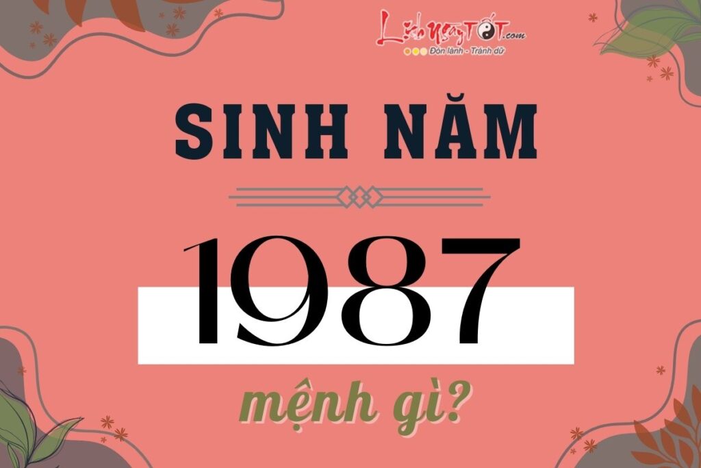 sinh nam 1987 menh gi