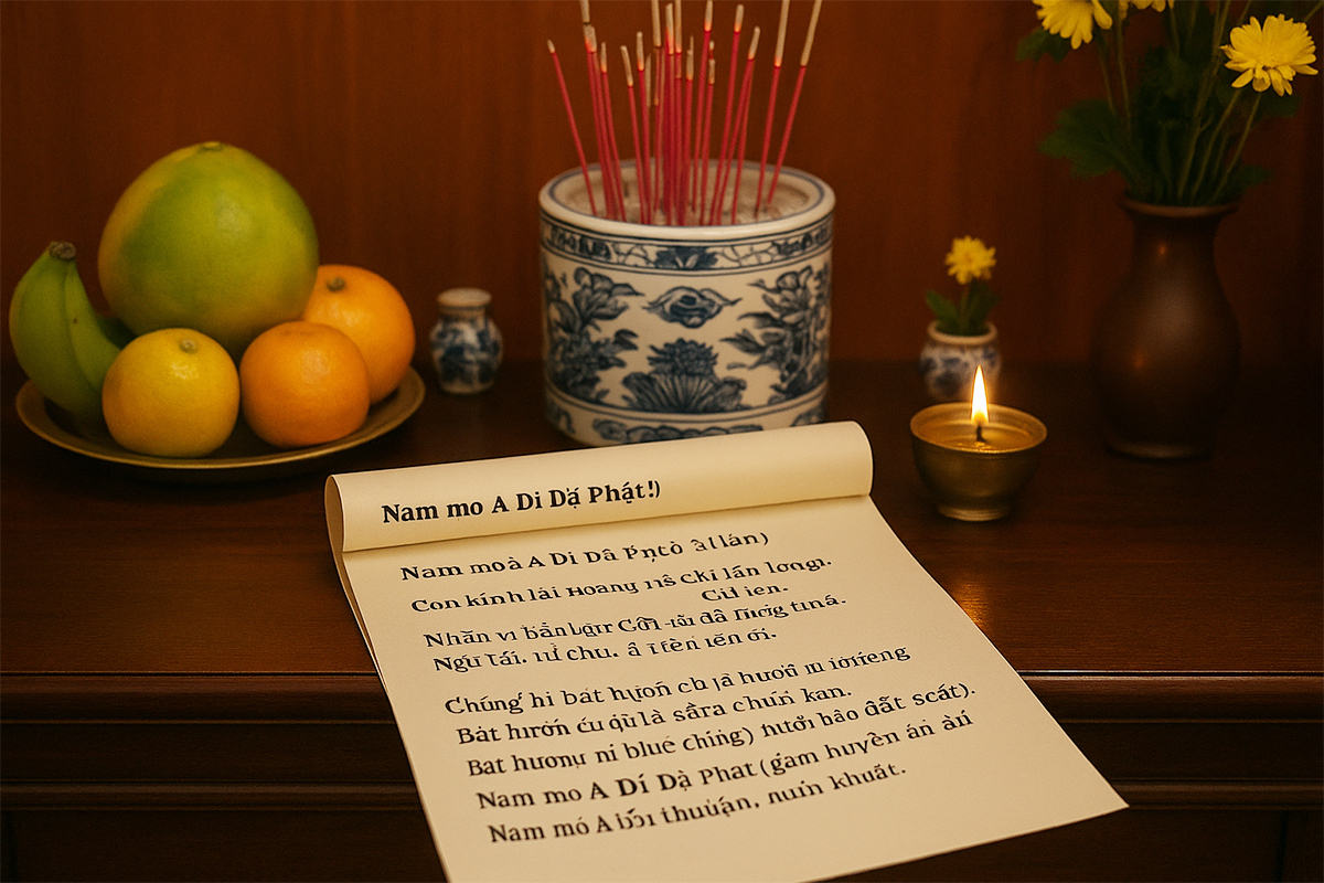 Thủ tục bỏ bát hương cũ