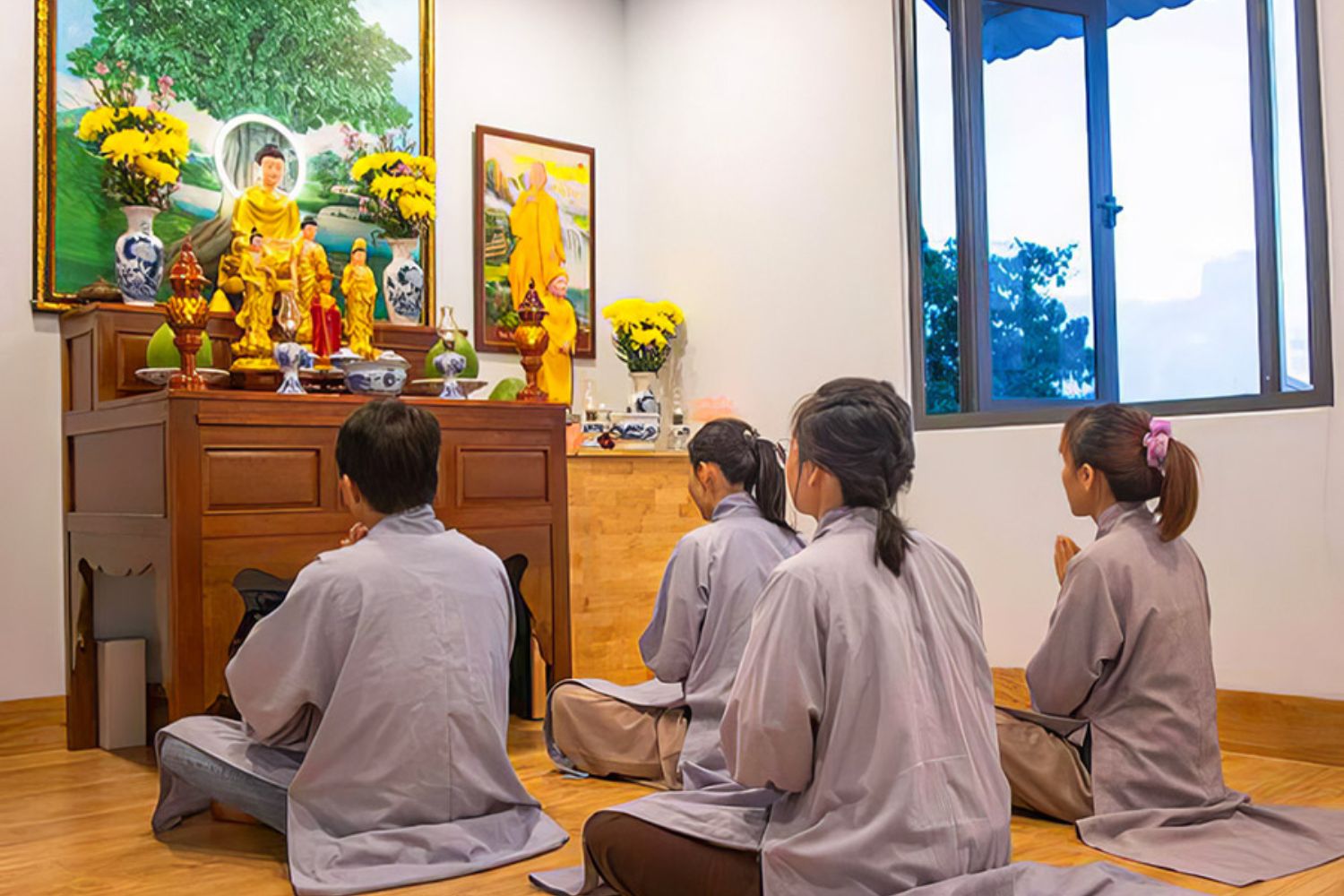 văn khấn trước khi tụng kinh tại nhà