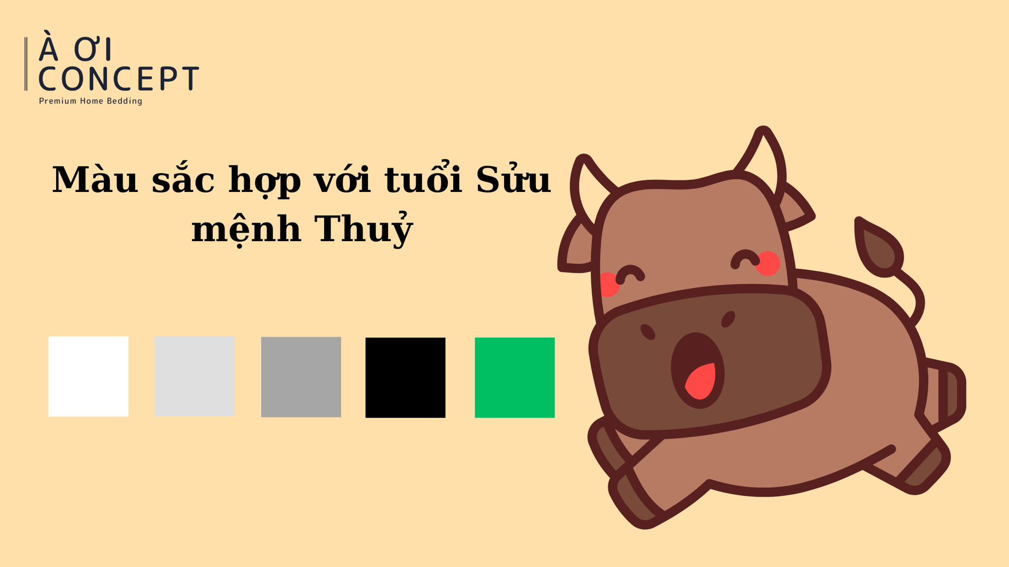 Ứng dụng màu sắc hợp tuổi Sửu vào đời sống