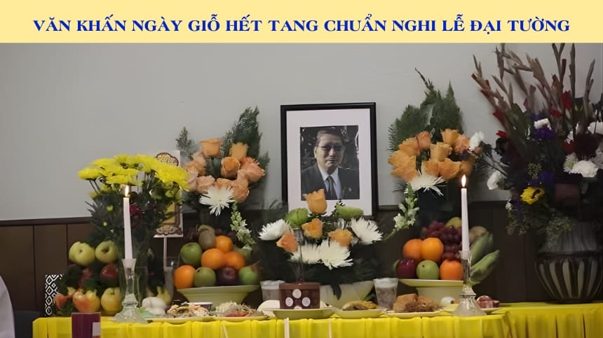 Văn khấn ngày giỗ hết tang chuẩn xác