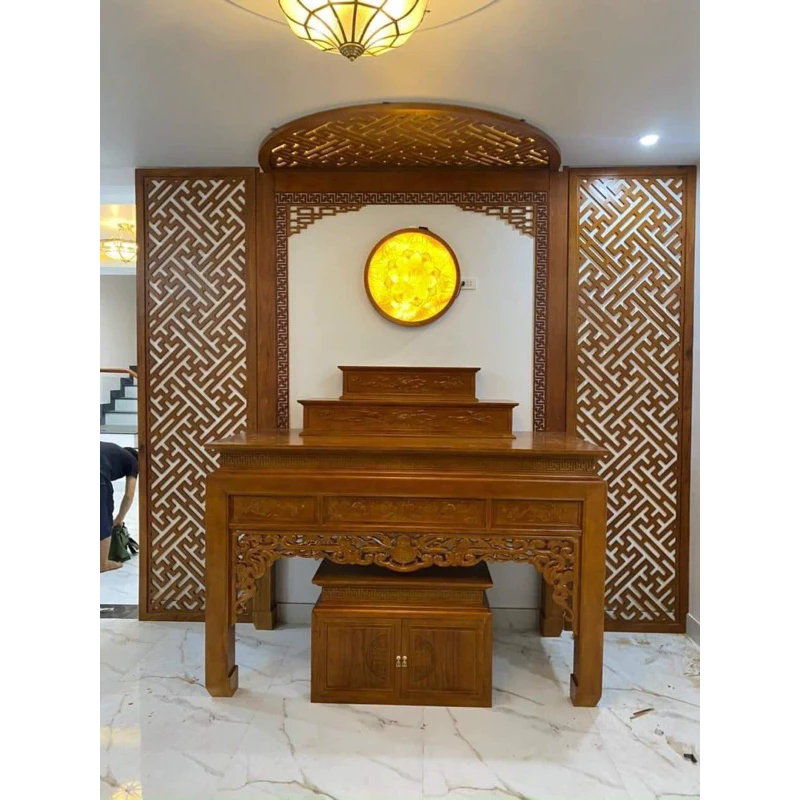 mẫu án gian đẹp cho phòng thờ gia tiên