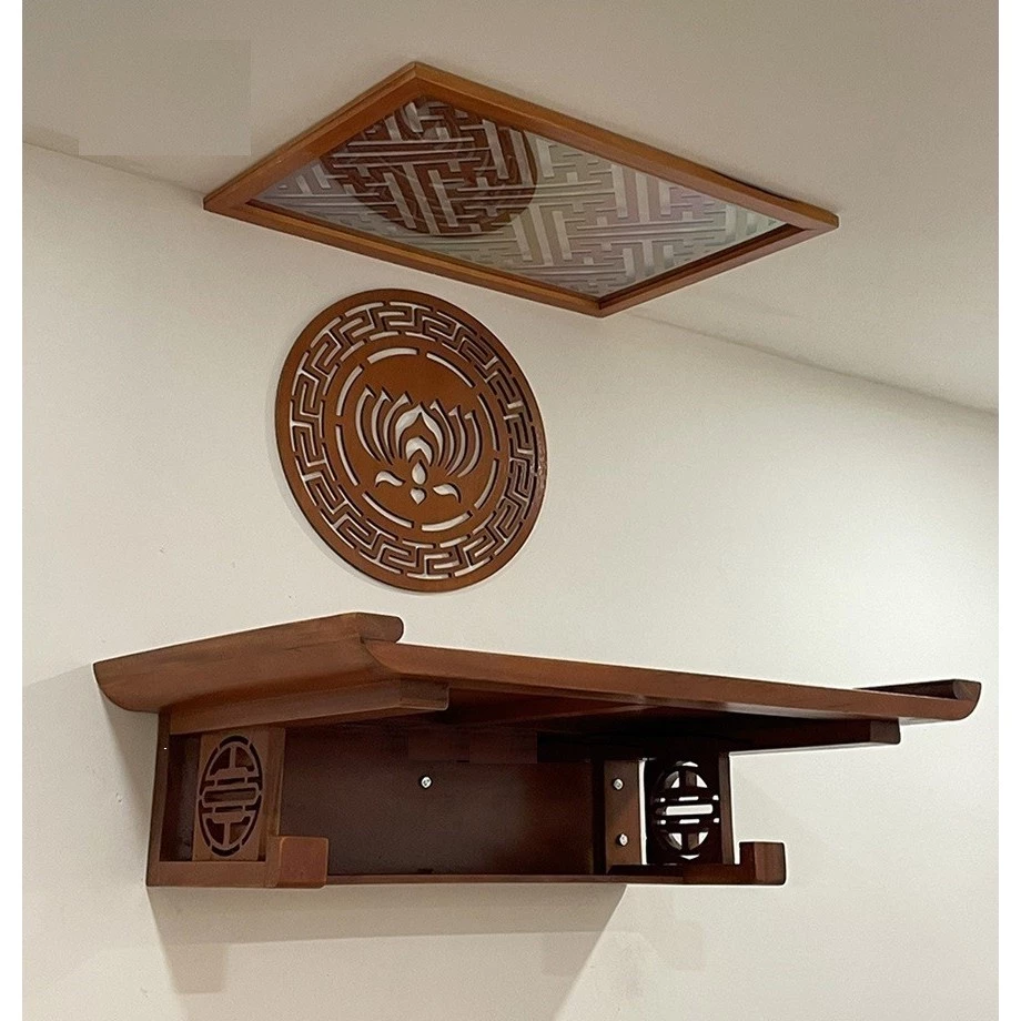 Bàn Thờ Treo Chung Cư 3 Loại Gỗ Tốt Chuẩn Phong Thủy