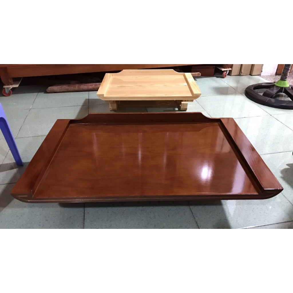 Bàn thờ treo chung cư gỗ tự nhiên