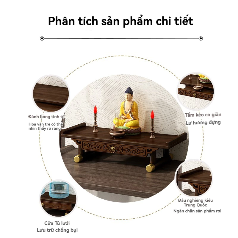 giá bán bàn thờ phật tại gia