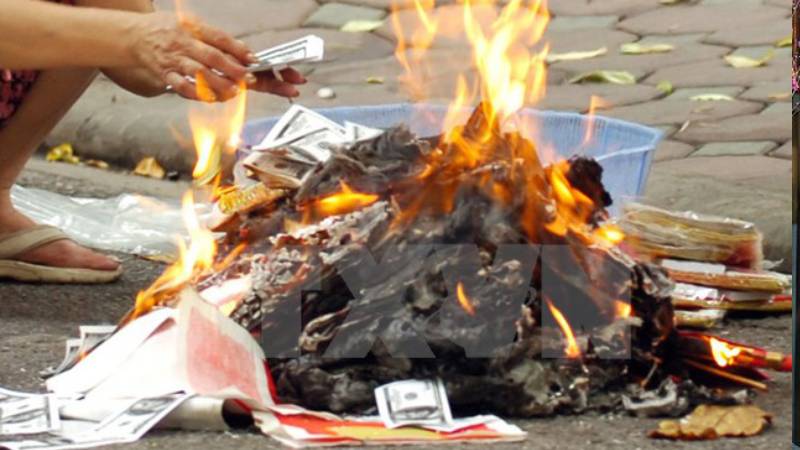 Mâm cúng hoá vàng mùng 3 tết đầy đủ lễ vật